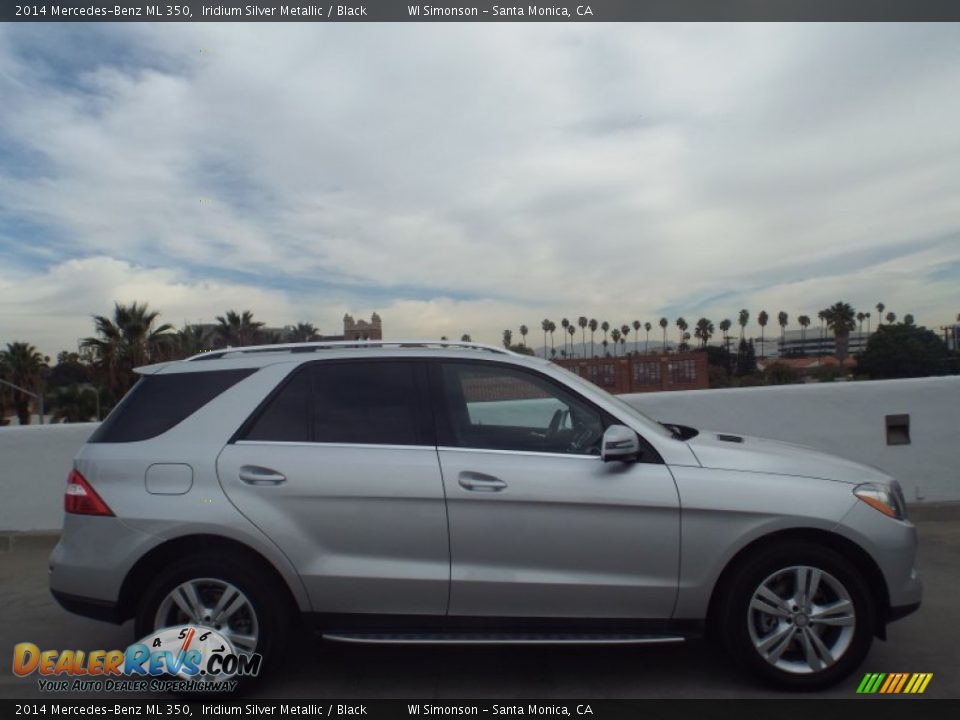 2014 Mercedes-Benz ML 350 Iridium Silver Metallic / Black Photo #3