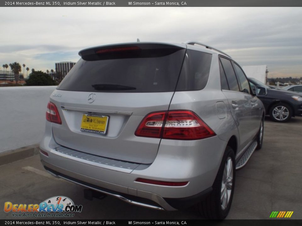 2014 Mercedes-Benz ML 350 Iridium Silver Metallic / Black Photo #4