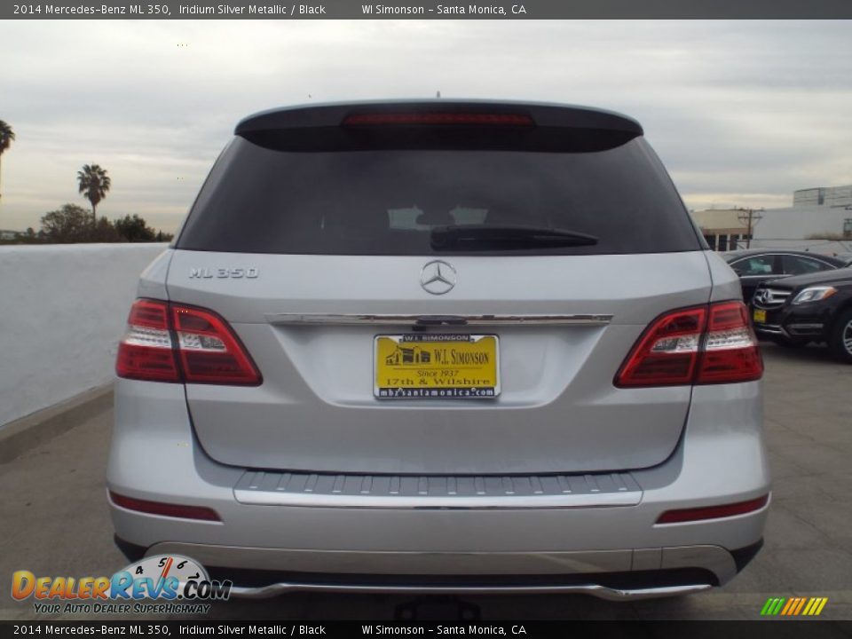 2014 Mercedes-Benz ML 350 Iridium Silver Metallic / Black Photo #5