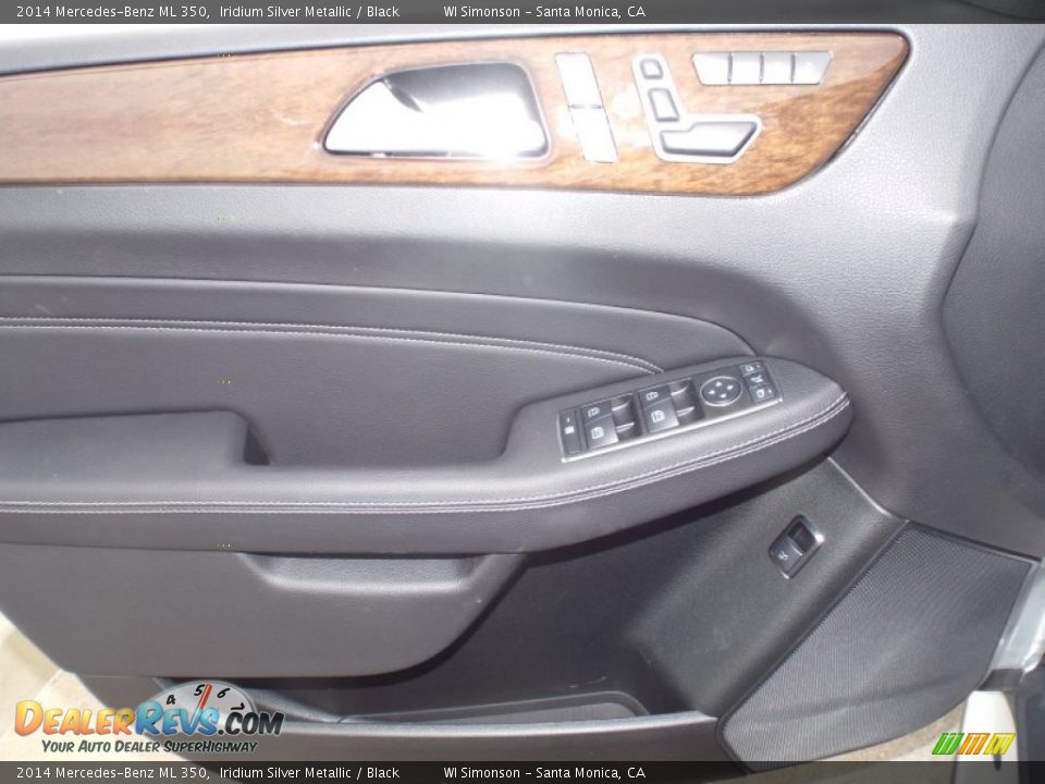 2014 Mercedes-Benz ML 350 Iridium Silver Metallic / Black Photo #6