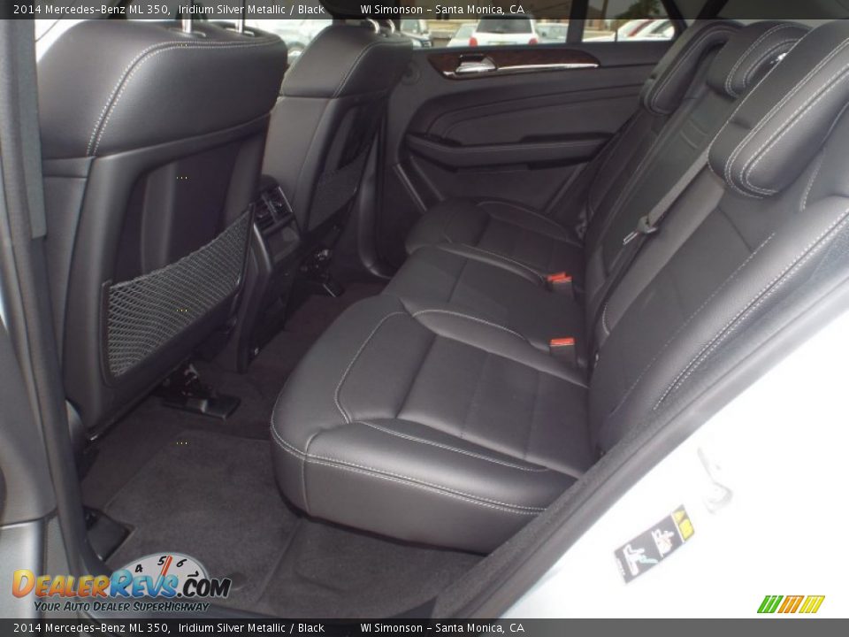 2014 Mercedes-Benz ML 350 Iridium Silver Metallic / Black Photo #8