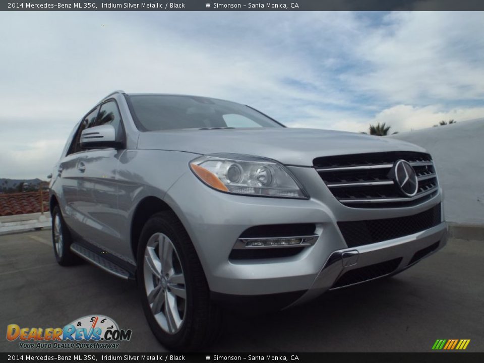 2014 Mercedes-Benz ML 350 Iridium Silver Metallic / Black Photo #11