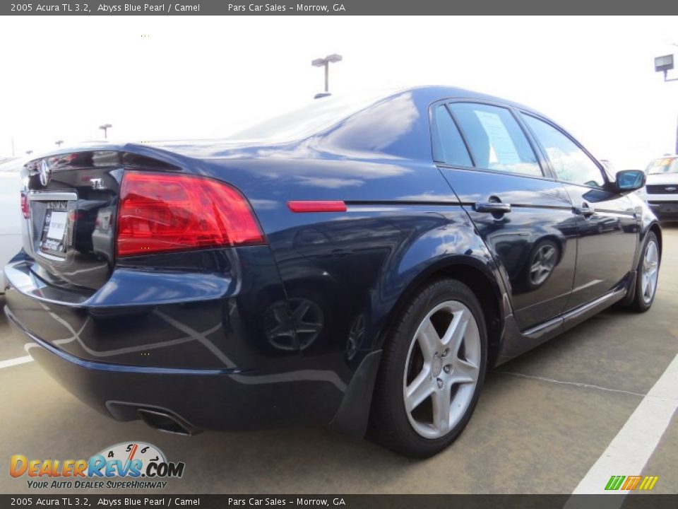 2005 Acura TL 3.2 Abyss Blue Pearl / Camel Photo #3