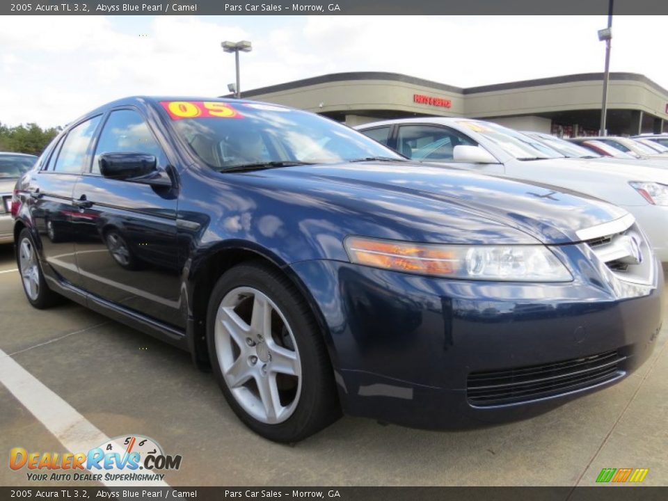 2005 Acura TL 3.2 Abyss Blue Pearl / Camel Photo #4