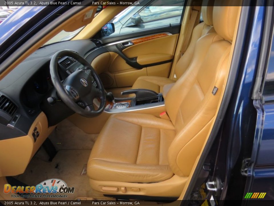 2005 Acura TL 3.2 Abyss Blue Pearl / Camel Photo #6