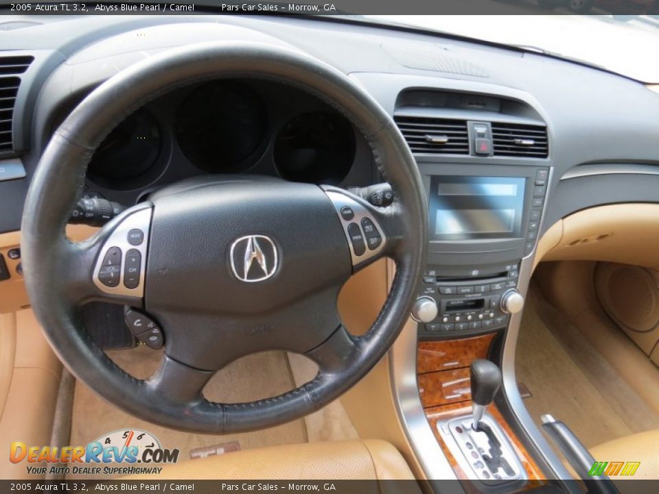 2005 Acura TL 3.2 Abyss Blue Pearl / Camel Photo #9