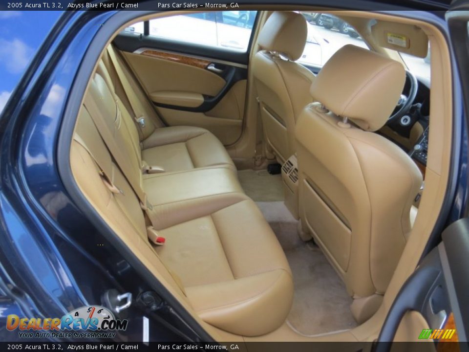 2005 Acura TL 3.2 Abyss Blue Pearl / Camel Photo #12