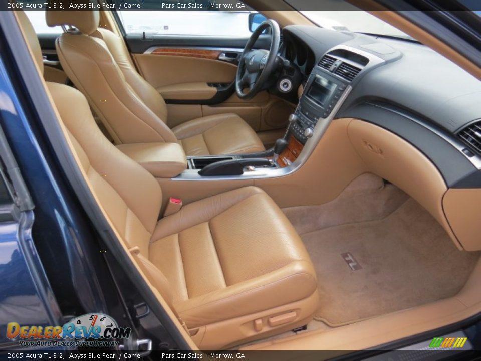 2005 Acura TL 3.2 Abyss Blue Pearl / Camel Photo #13