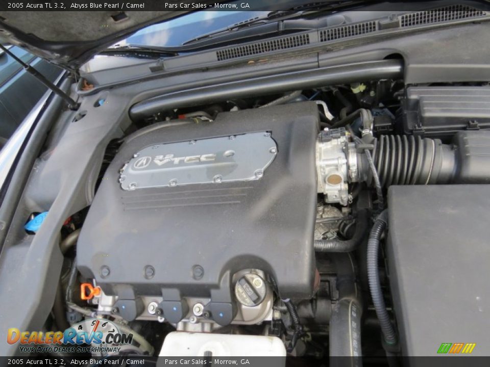 2005 Acura TL 3.2 Abyss Blue Pearl / Camel Photo #14