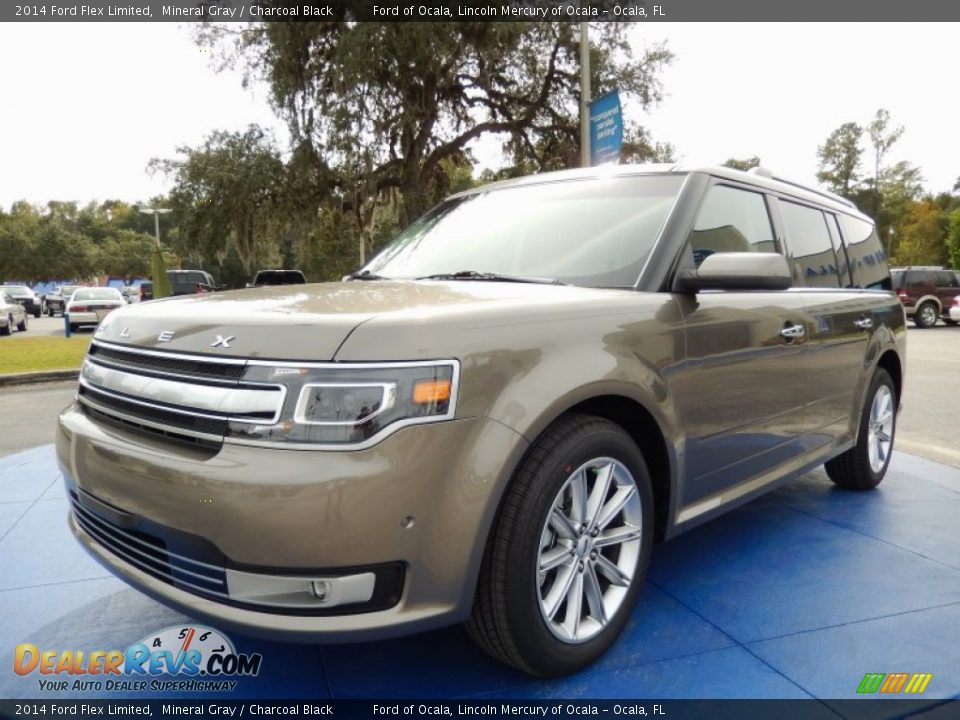 2014 Ford Flex Limited Mineral Gray / Charcoal Black Photo #1