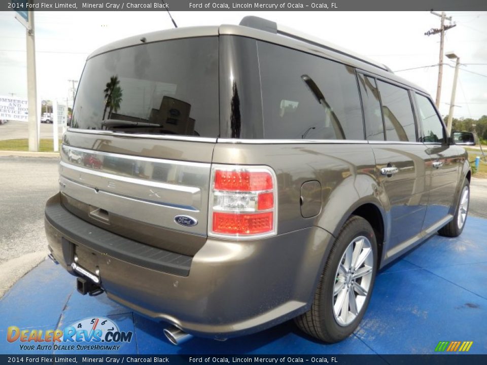 2014 Ford Flex Limited Mineral Gray / Charcoal Black Photo #3