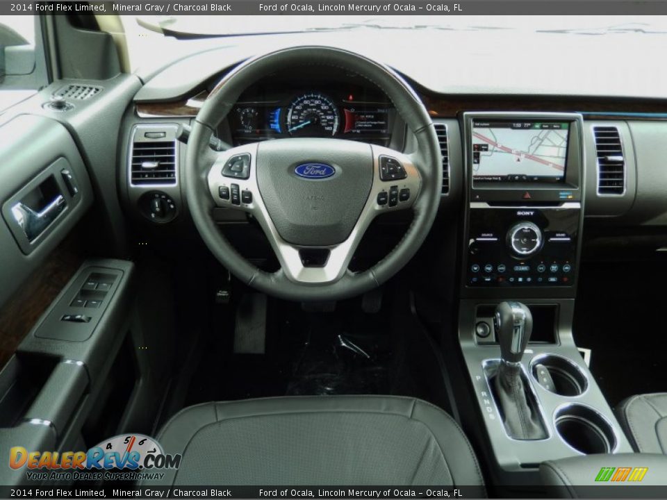 2014 Ford Flex Limited Mineral Gray / Charcoal Black Photo #8