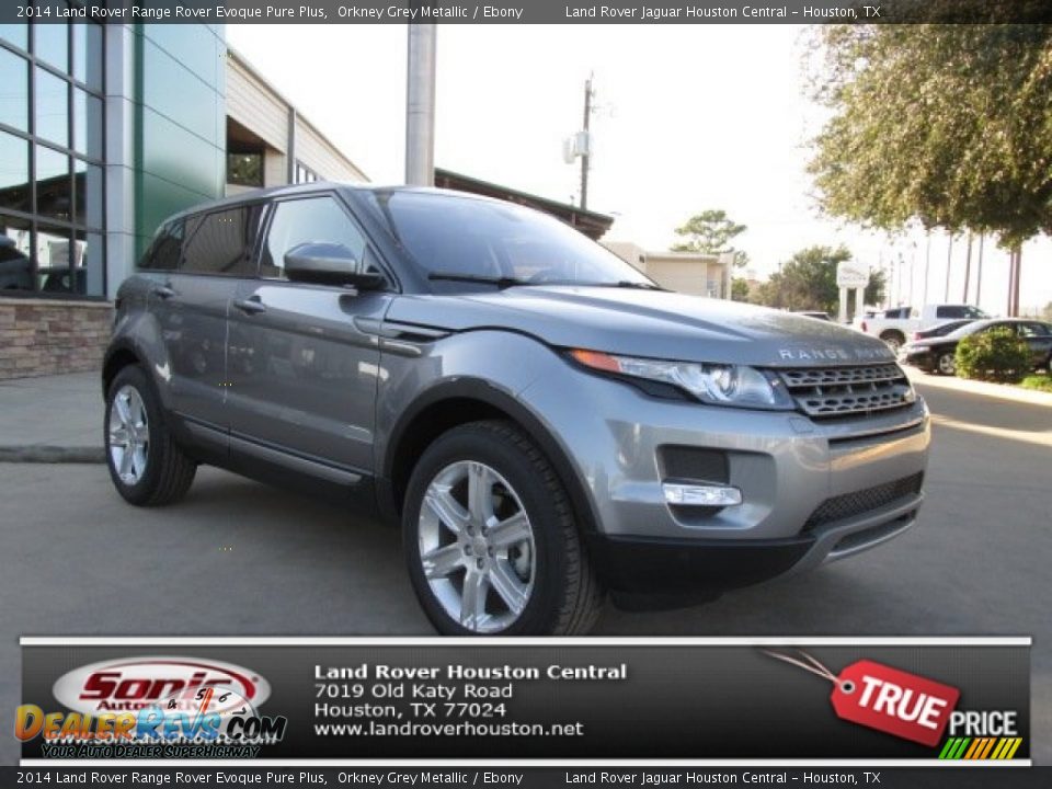 2014 Land Rover Range Rover Evoque Pure Plus Orkney Grey Metallic / Ebony Photo #1