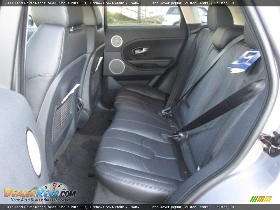 Rear Seat of 2014 Land Rover Range Rover Evoque Pure Plus Photo #4