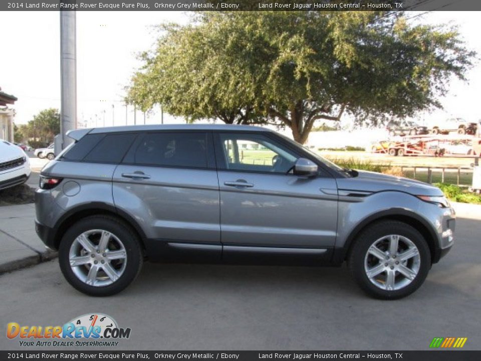 Orkney Grey Metallic 2014 Land Rover Range Rover Evoque Pure Plus Photo #12