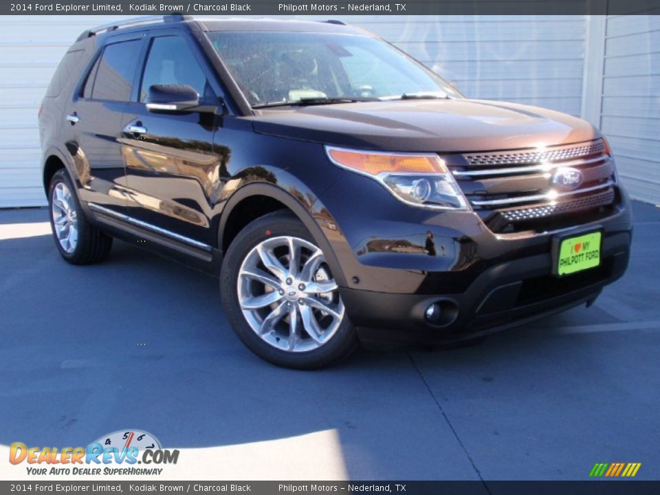 2014 Ford Explorer Limited Kodiak Brown / Charcoal Black Photo #1