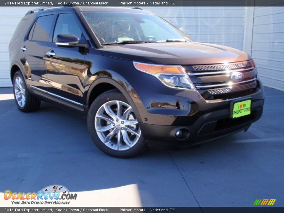 2014 Ford Explorer Limited Kodiak Brown / Charcoal Black Photo #2