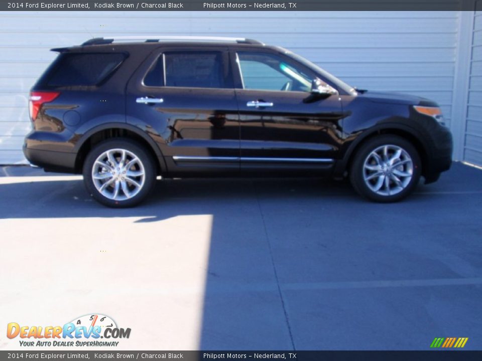 2014 Ford Explorer Limited Kodiak Brown / Charcoal Black Photo #3