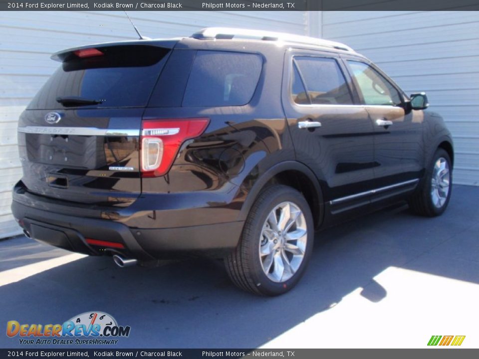 2014 Ford Explorer Limited Kodiak Brown / Charcoal Black Photo #4