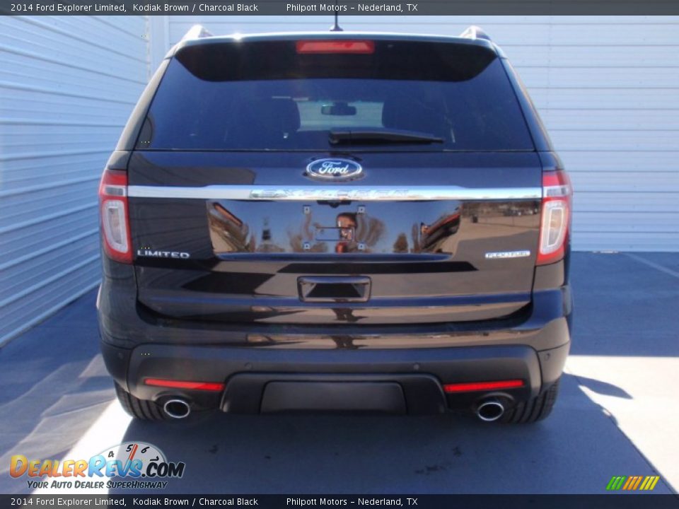 2014 Ford Explorer Limited Kodiak Brown / Charcoal Black Photo #5