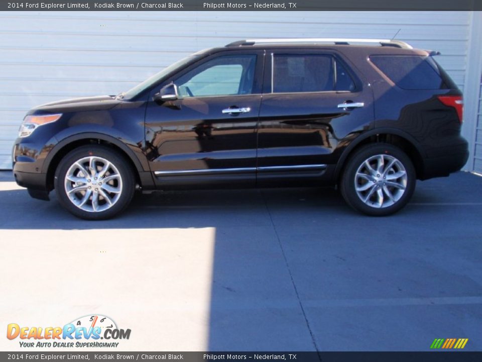 2014 Ford Explorer Limited Kodiak Brown / Charcoal Black Photo #6