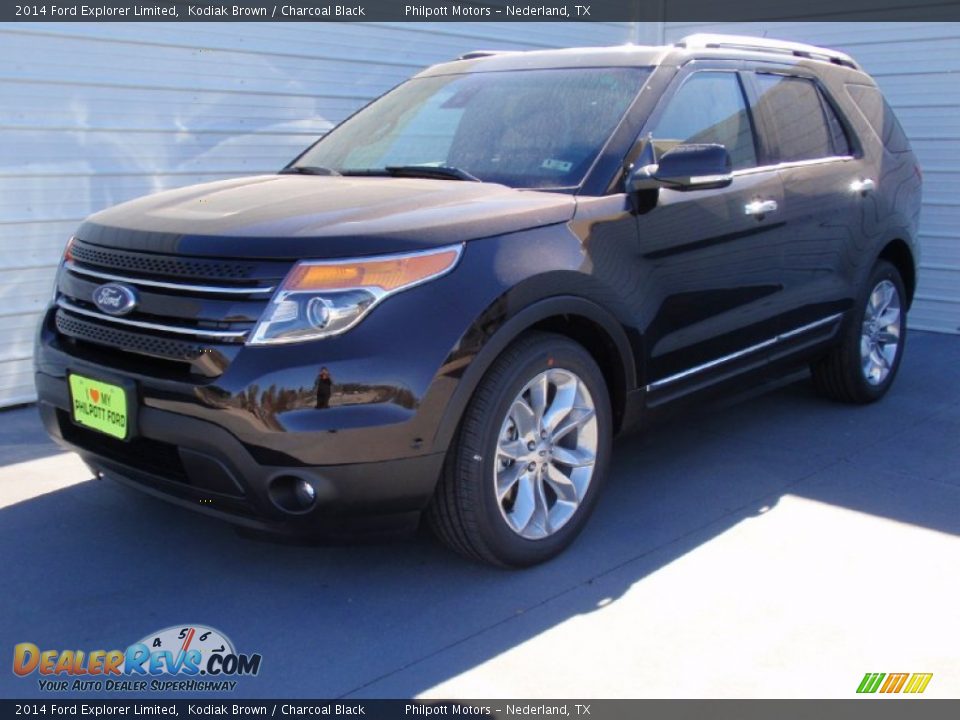 2014 Ford Explorer Limited Kodiak Brown / Charcoal Black Photo #7