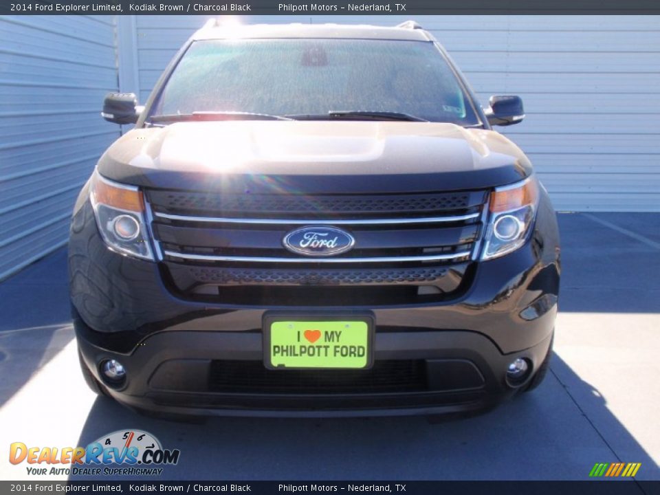 2014 Ford Explorer Limited Kodiak Brown / Charcoal Black Photo #8