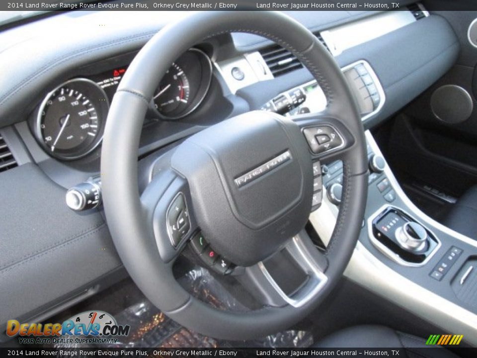 2014 Land Rover Range Rover Evoque Pure Plus Steering Wheel Photo #21