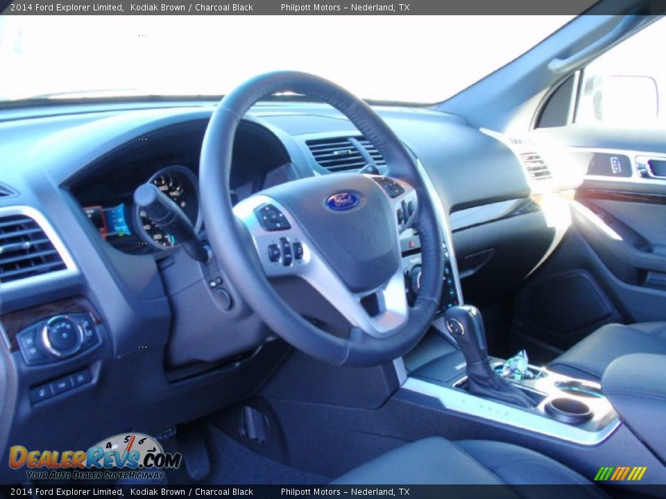 2014 Ford Explorer Limited Kodiak Brown / Charcoal Black Photo #32