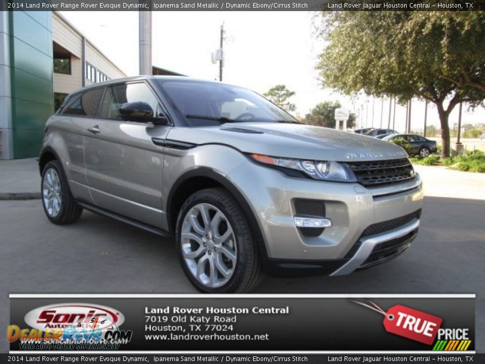 2014 Land Rover Range Rover Evoque Dynamic Ipanema Sand Metallic / Dynamic Ebony/Cirrus Stitch Photo #1