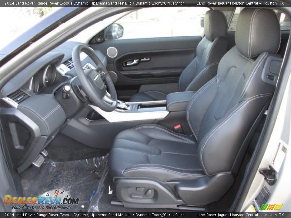 Front Seat of 2014 Land Rover Range Rover Evoque Dynamic Photo #2