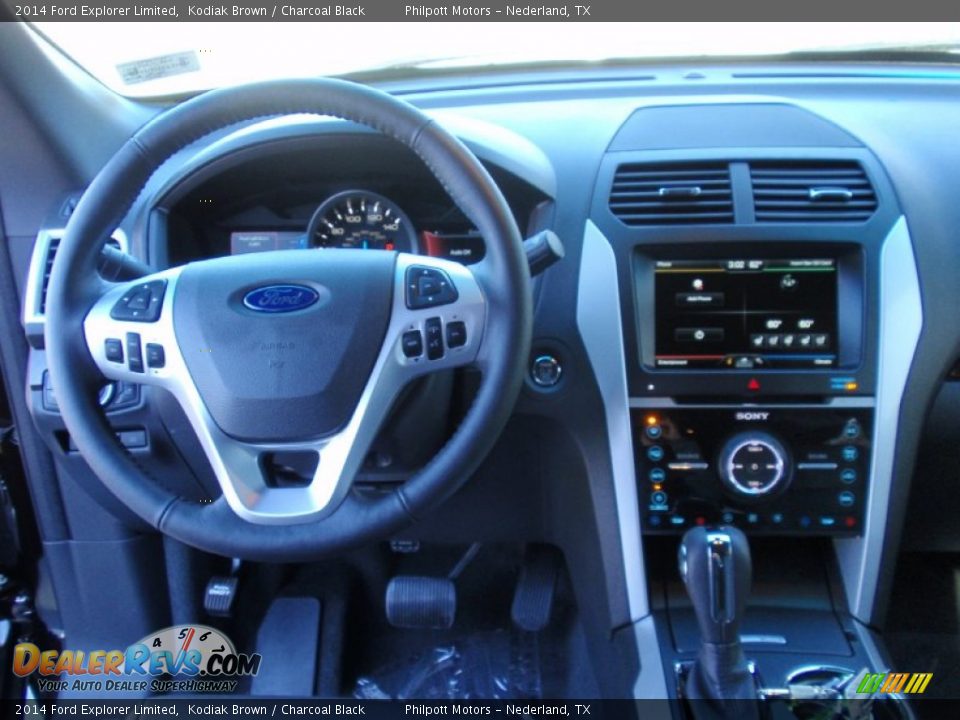 2014 Ford Explorer Limited Kodiak Brown / Charcoal Black Photo #35