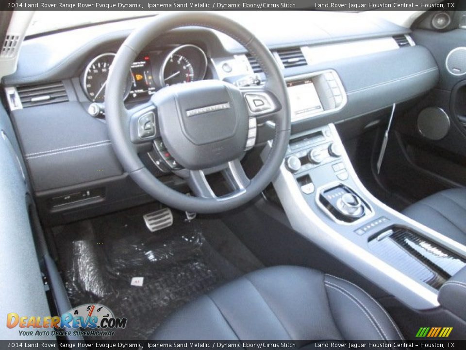 Dynamic Ebony/Cirrus Stitch Interior - 2014 Land Rover Range Rover Evoque Dynamic Photo #3