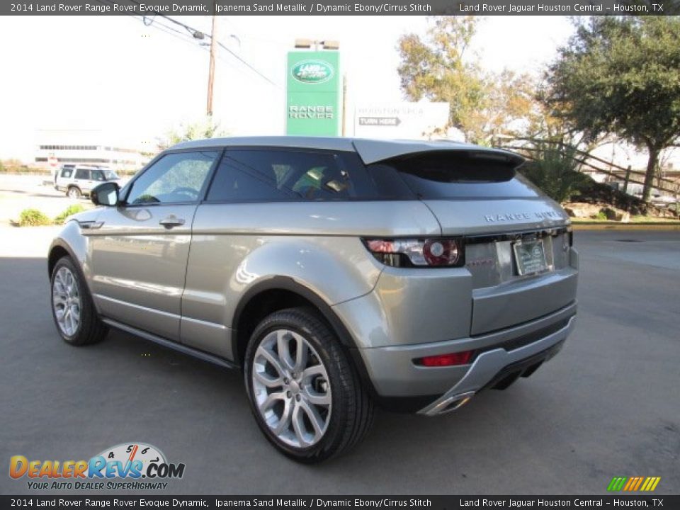 2014 Land Rover Range Rover Evoque Dynamic Ipanema Sand Metallic / Dynamic Ebony/Cirrus Stitch Photo #8