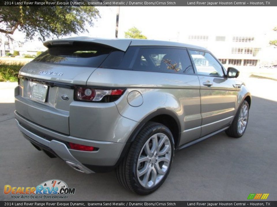 2014 Land Rover Range Rover Evoque Dynamic Ipanema Sand Metallic / Dynamic Ebony/Cirrus Stitch Photo #11