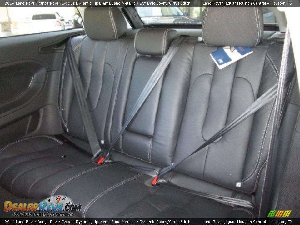 Rear Seat of 2014 Land Rover Range Rover Evoque Dynamic Photo #13