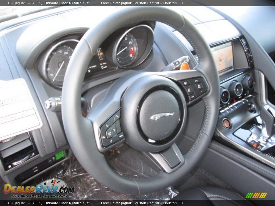 2014 Jaguar F-TYPE S Steering Wheel Photo #17