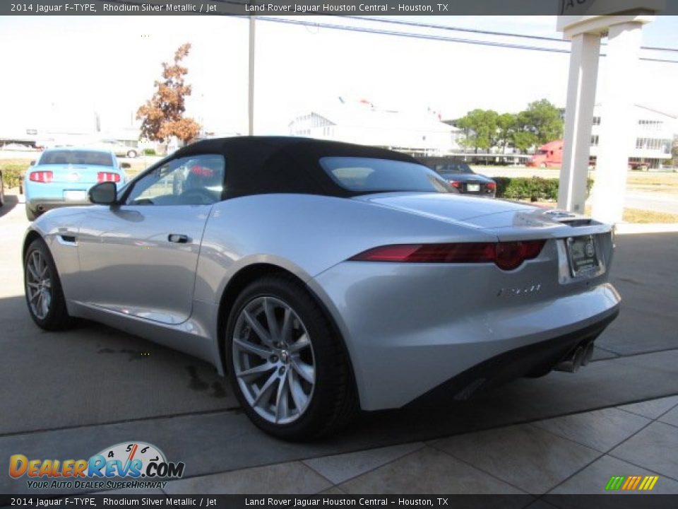 2014 Jaguar F-TYPE Rhodium Silver Metallic / Jet Photo #5