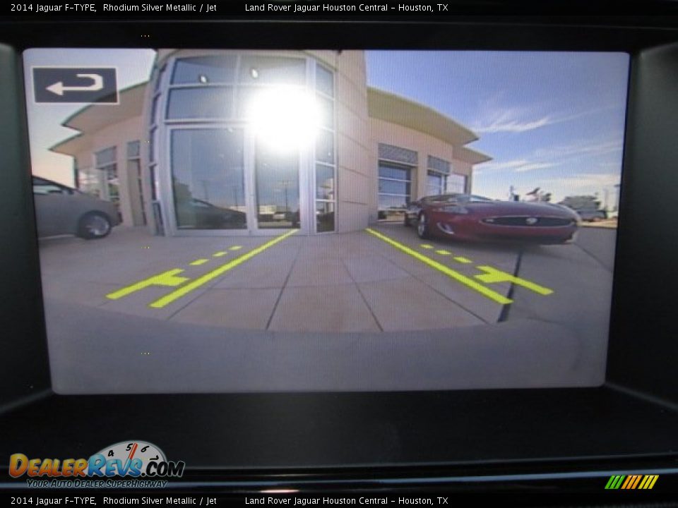 2014 Jaguar F-TYPE Rhodium Silver Metallic / Jet Photo #17