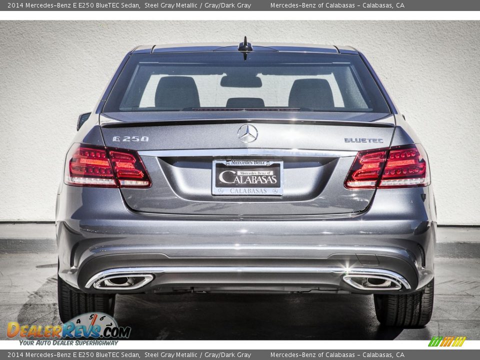 2014 Mercedes-Benz E E250 BlueTEC Sedan Steel Gray Metallic / Gray/Dark Gray Photo #3