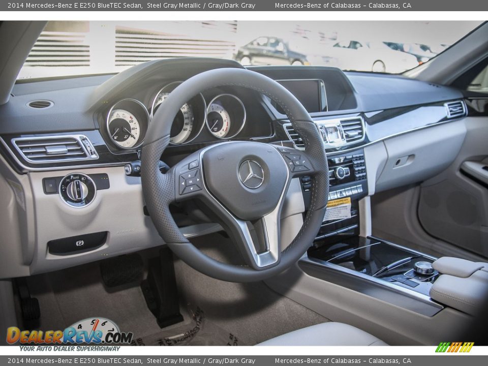 2014 Mercedes-Benz E E250 BlueTEC Sedan Steel Gray Metallic / Gray/Dark Gray Photo #5