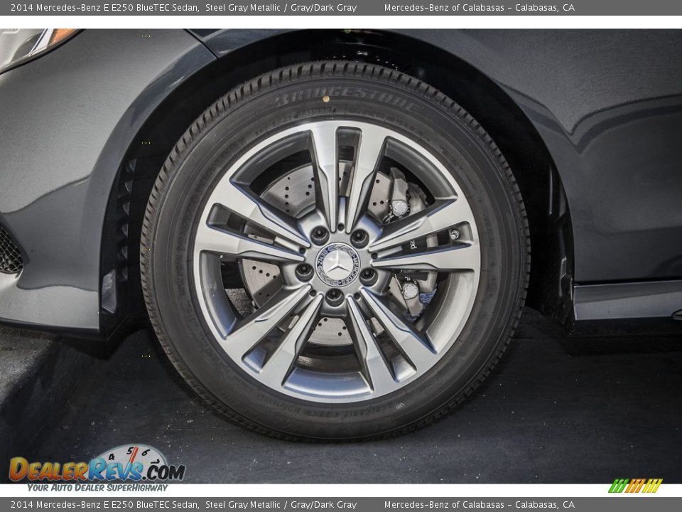 2014 Mercedes-Benz E E250 BlueTEC Sedan Steel Gray Metallic / Gray/Dark Gray Photo #10