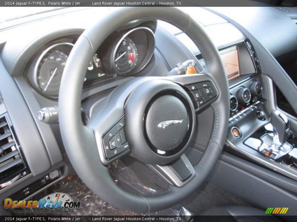 2014 Jaguar F-TYPE S Steering Wheel Photo #19