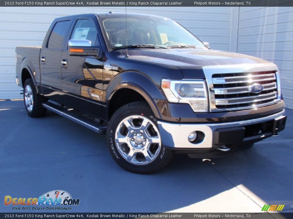 2013 Ford F150 King Ranch SuperCrew 4x4 Kodiak Brown Metallic / King Ranch Chaparral Leather Photo #1