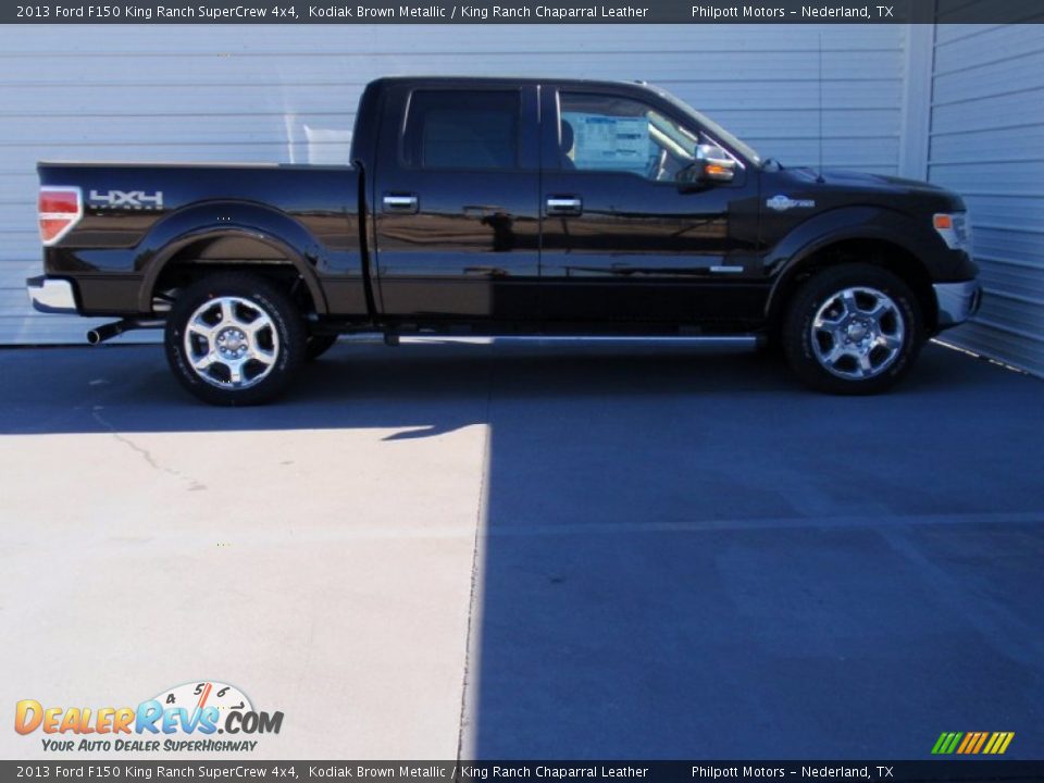 2013 Ford F150 King Ranch SuperCrew 4x4 Kodiak Brown Metallic / King Ranch Chaparral Leather Photo #3