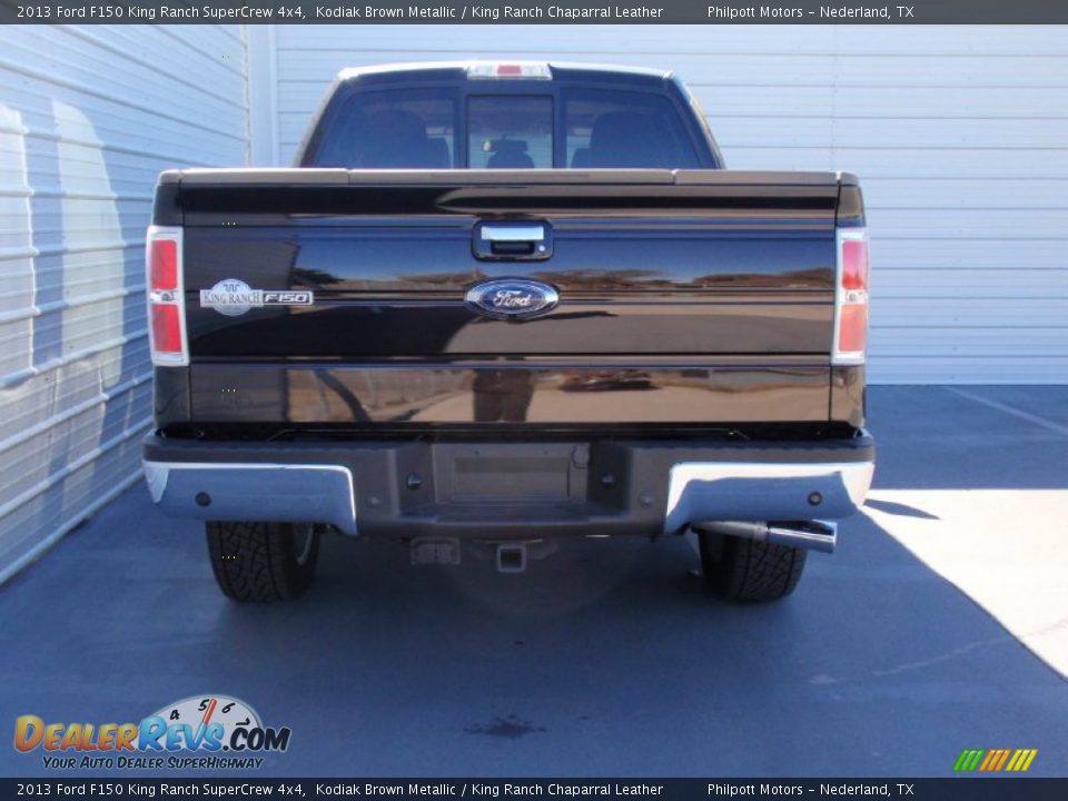 2013 Ford F150 King Ranch SuperCrew 4x4 Kodiak Brown Metallic / King Ranch Chaparral Leather Photo #5