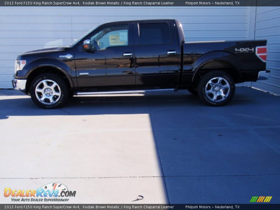 2013 Ford F150 King Ranch SuperCrew 4x4 Kodiak Brown Metallic / King Ranch Chaparral Leather Photo #6