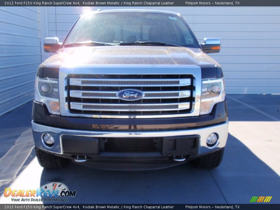 2013 Ford F150 King Ranch SuperCrew 4x4 Kodiak Brown Metallic / King Ranch Chaparral Leather Photo #8