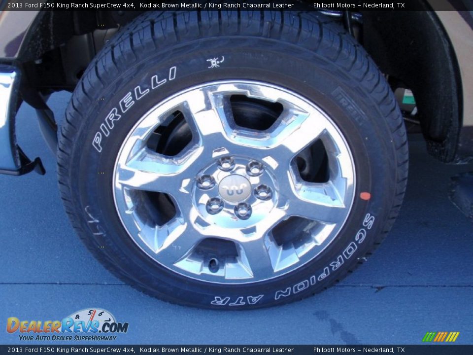 2013 Ford F150 King Ranch SuperCrew 4x4 Kodiak Brown Metallic / King Ranch Chaparral Leather Photo #12