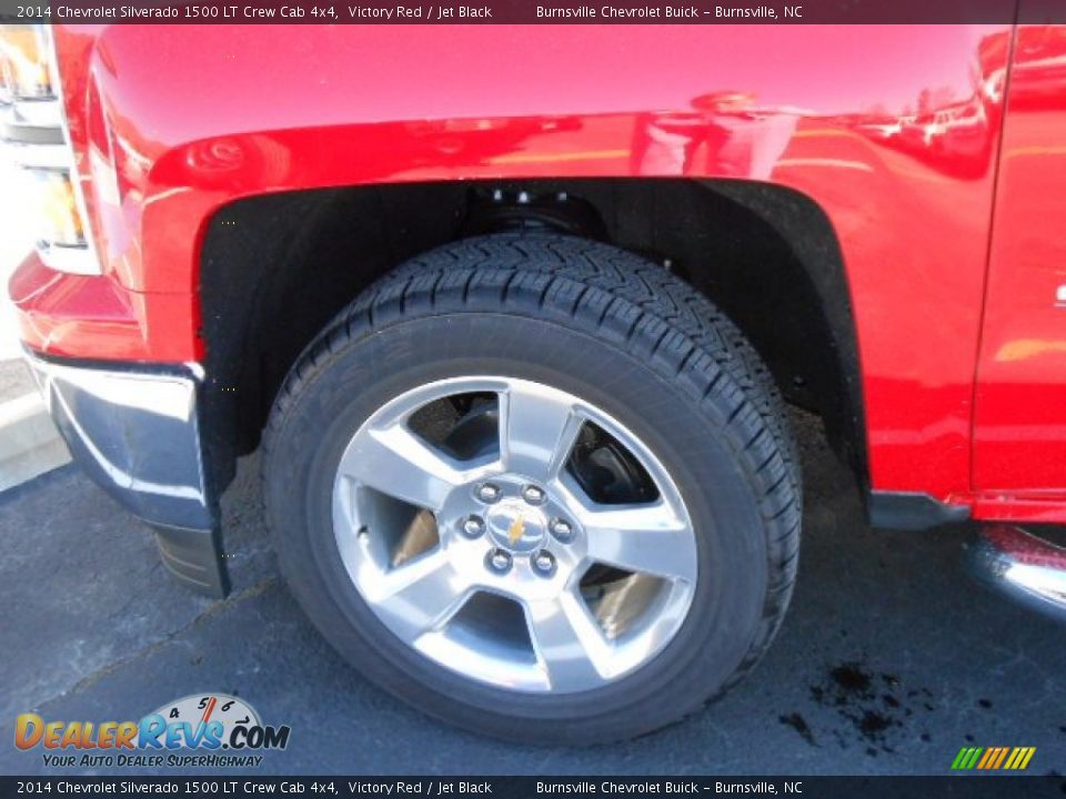 2014 Chevrolet Silverado 1500 LT Crew Cab 4x4 Victory Red / Jet Black Photo #3